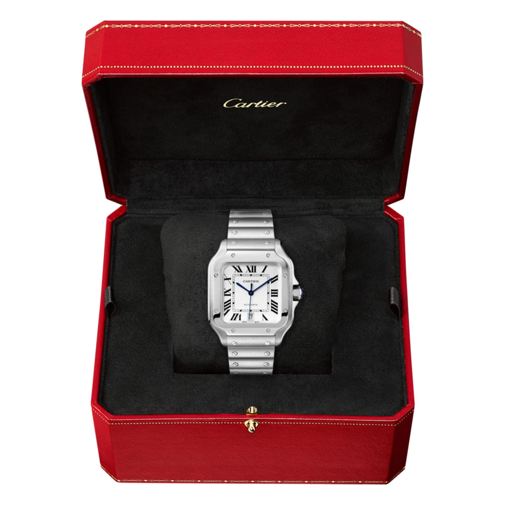 Santos de Cartier Large Model | 40mm, Steel, Silver Dial