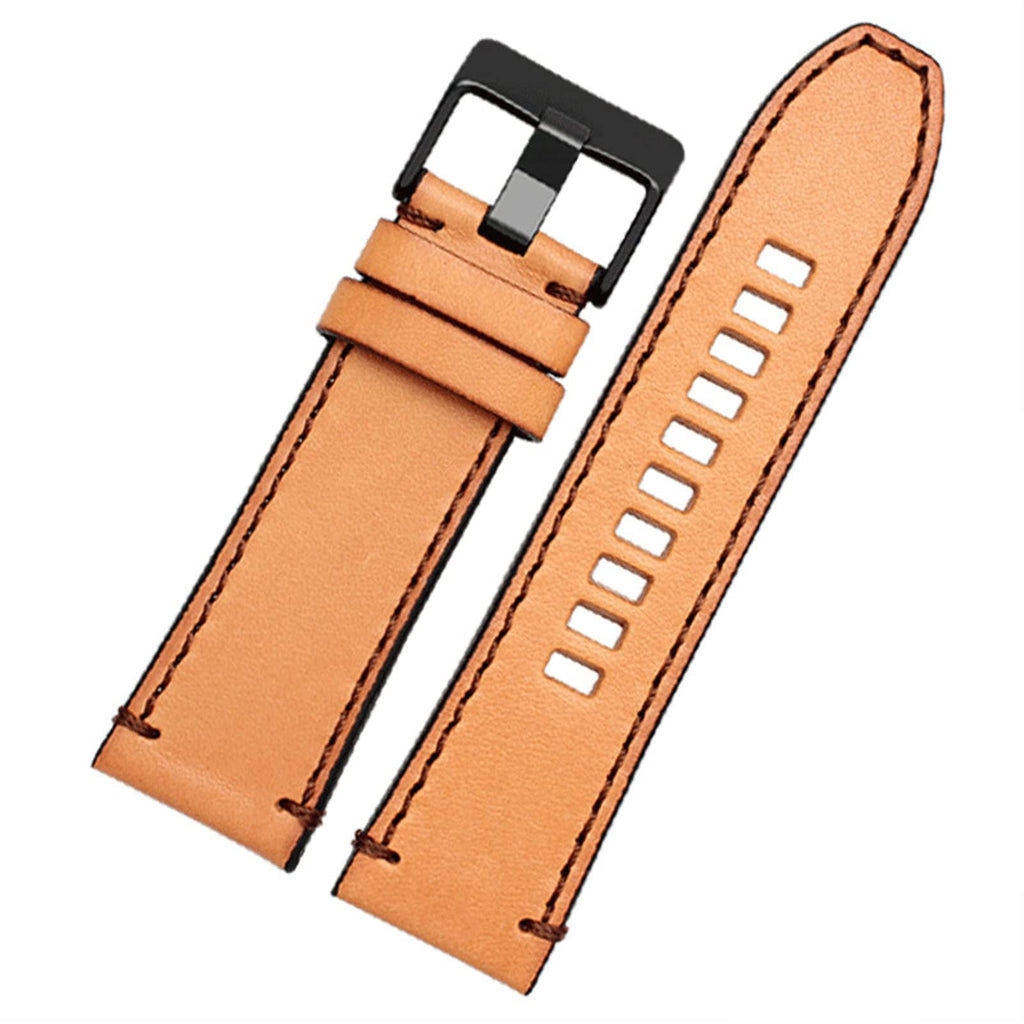 Diesel DZ4476 Mega Chief Chronograph Men's Watch – Black Dial & Brown Leather Strap