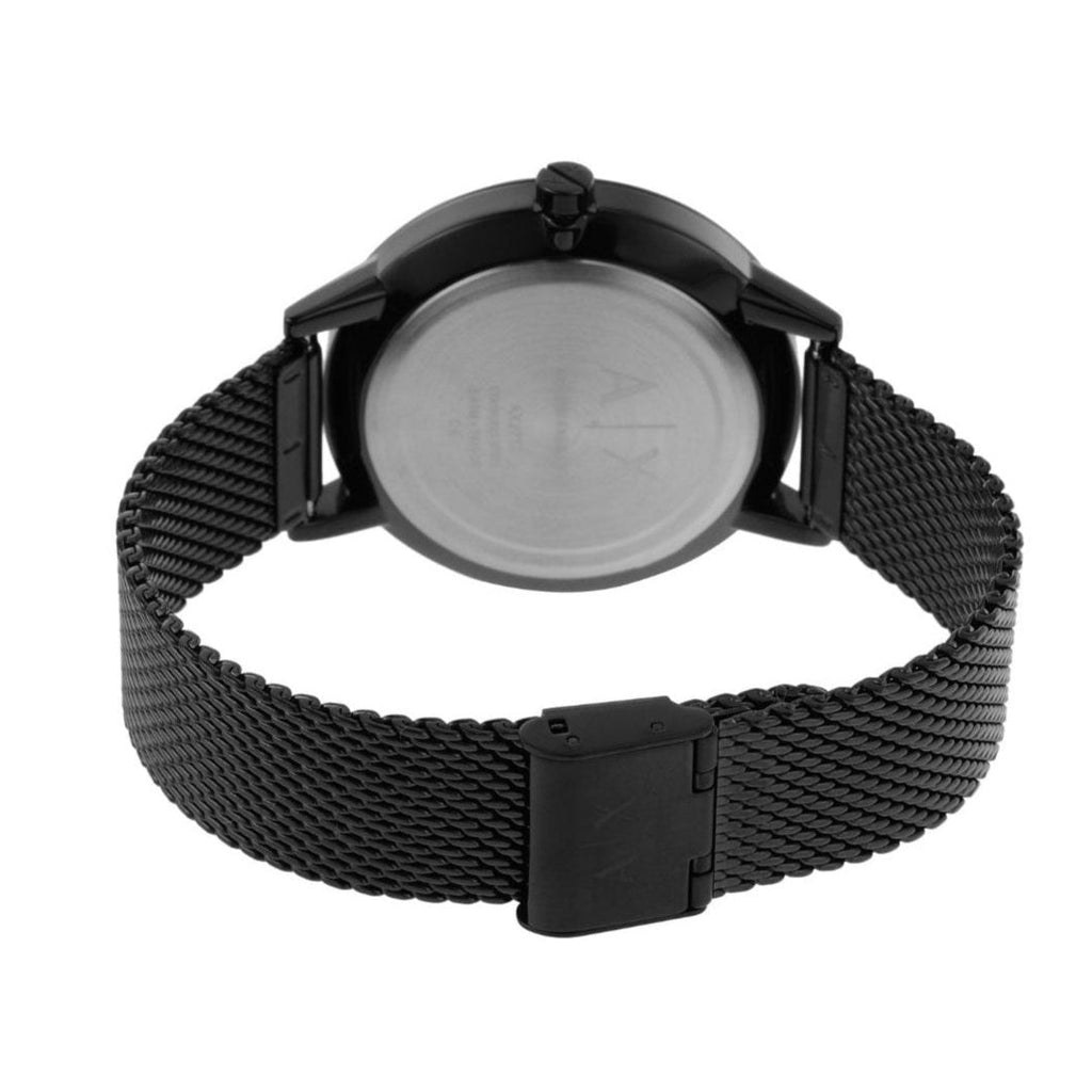 Armani Exchange Cayde AX2716 Men's Chronograph – Black Dial with Black Mesh Stainless Steel Strap