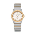 OMEGA Constellation Quartz Yellow Gold and Steel 28mm - White on Bracelet