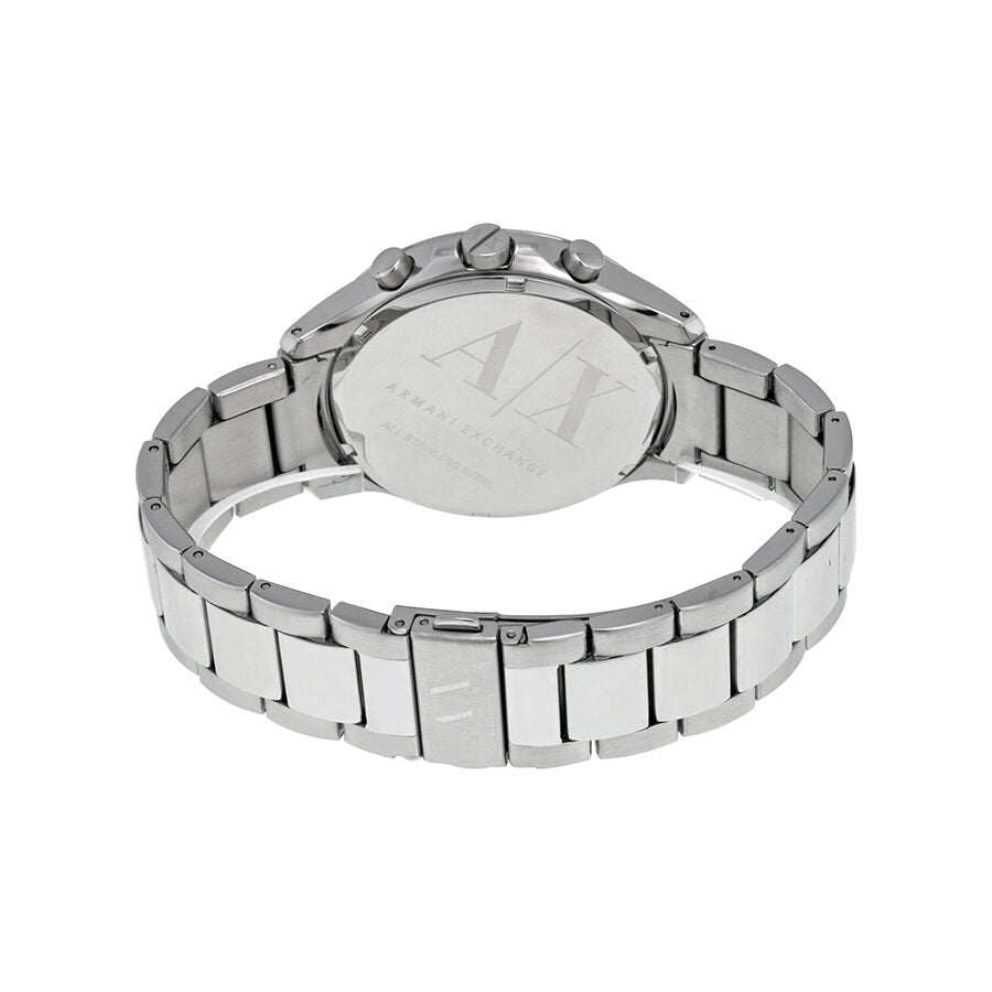 Armani Exchange Hampton AX2155 Men's Chronograph Watch – Blue Dial with Silver Stainless Steel Strap